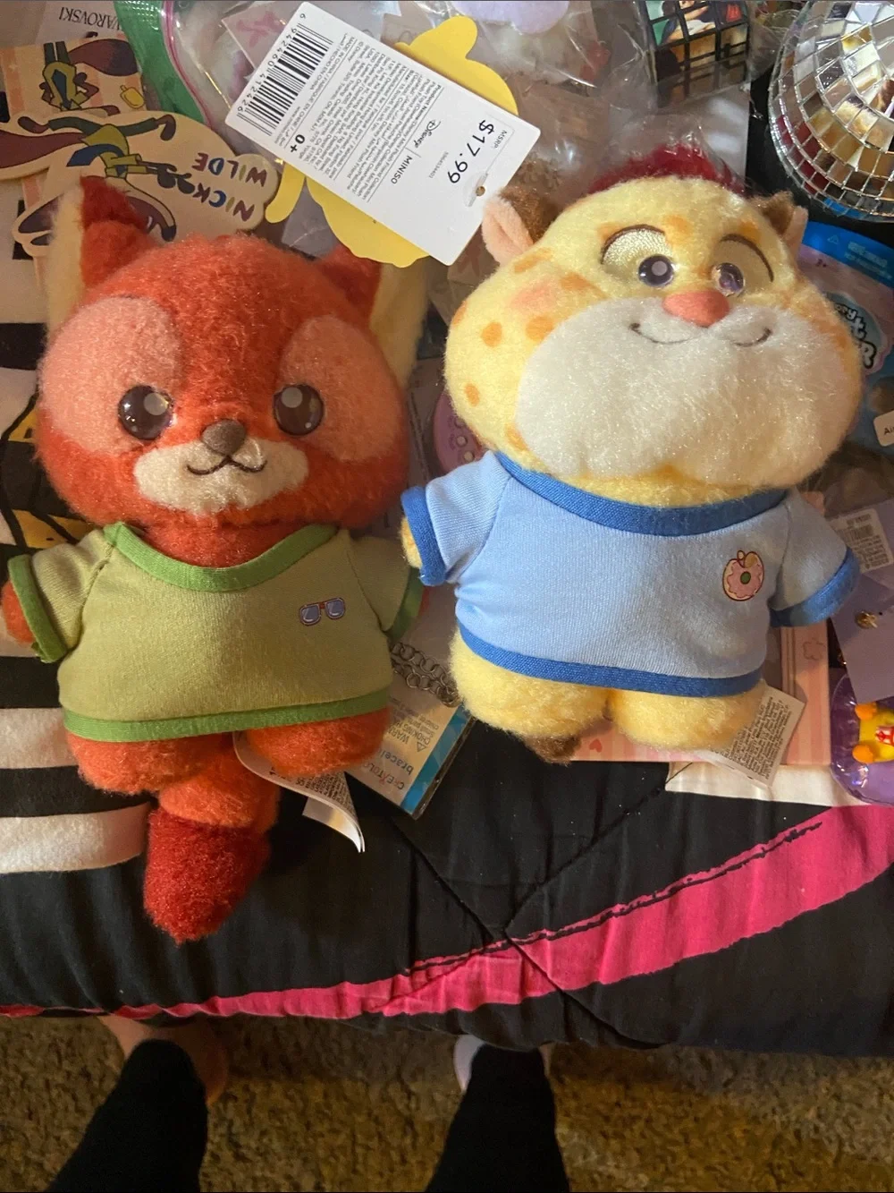Plush Fox Stuffed Animal Toy - Orange and Cream
